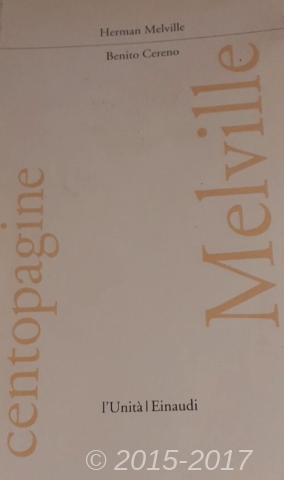 Copertina di Benito Cereno